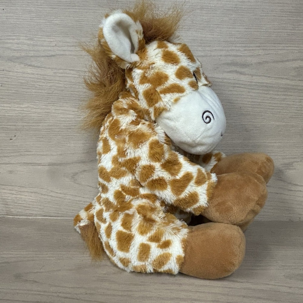 Noah's Ark Animal Workshop Giraffe Plush 12" Stuffed Animal  Back Pouch - Picture 2 of 7